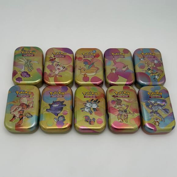 Pokemon TCG Scarlet & Violet 151 Mini Tins Full Art Set - Picture 1 of 2